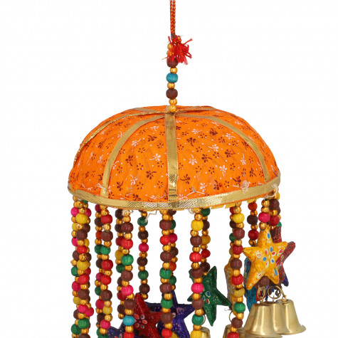 Bamboo Basket Star Wind Chain Hanging