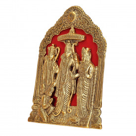 Aluminum Metal Golden Color Ram Darbar Idol