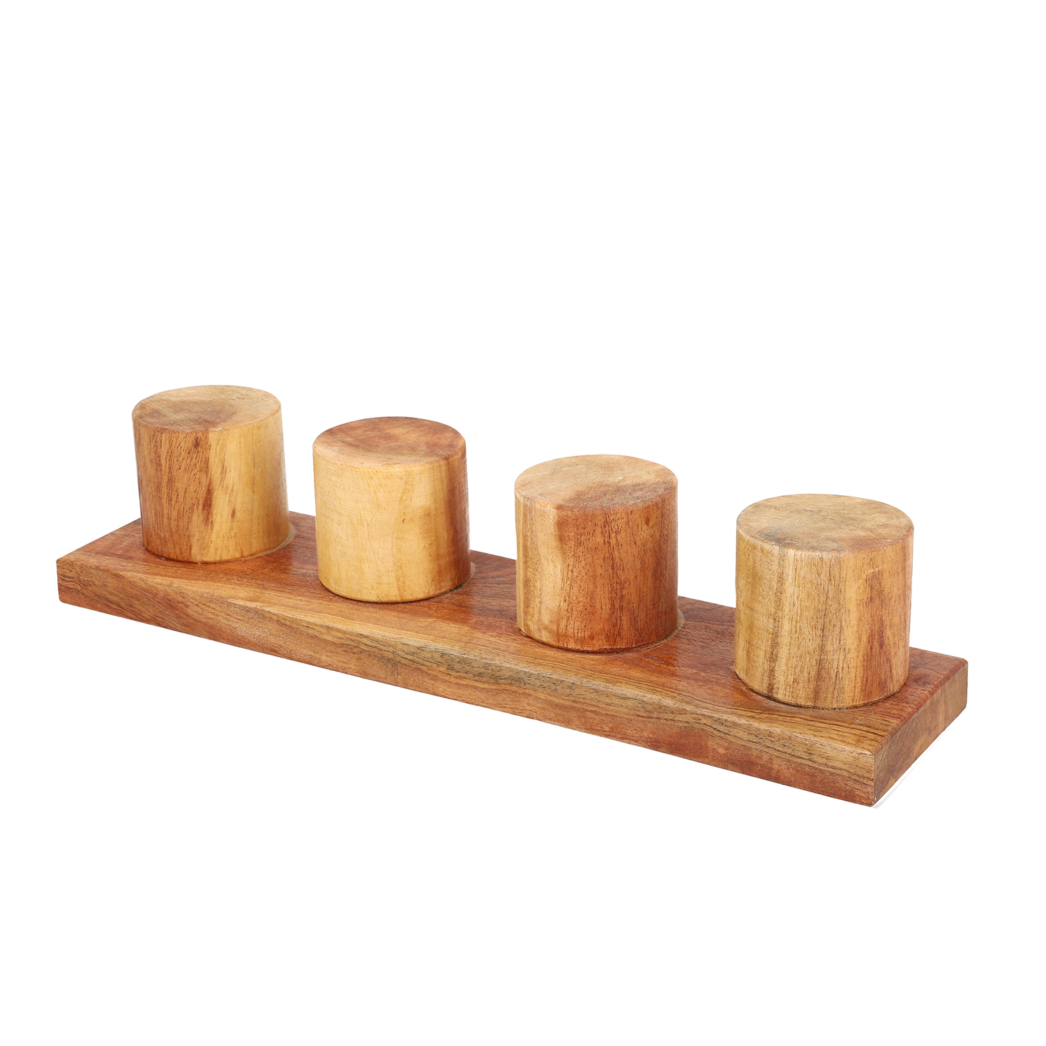 Neem Wood Watch Stand Round