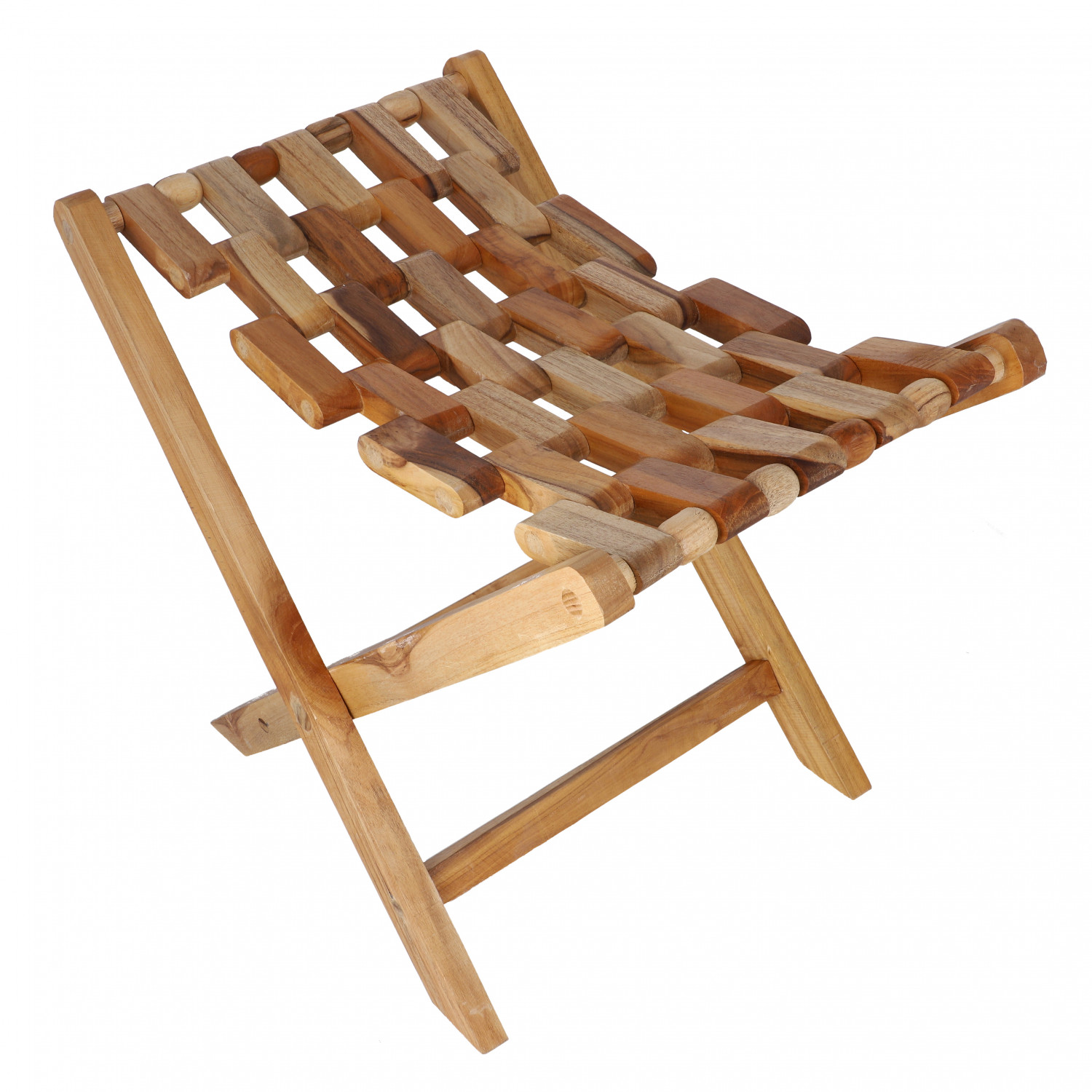 Teak Wood Folding Stool for Kids